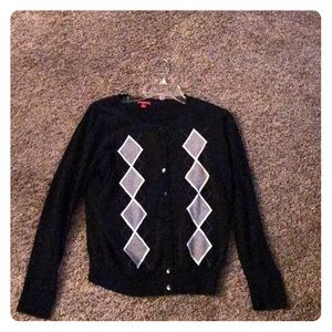 Black & Grey Cardigan